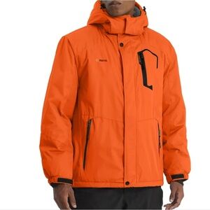 GEMYSE Men's Mountain Waterproof Ski Snow Jacket Winter Windproof Rain Jacket